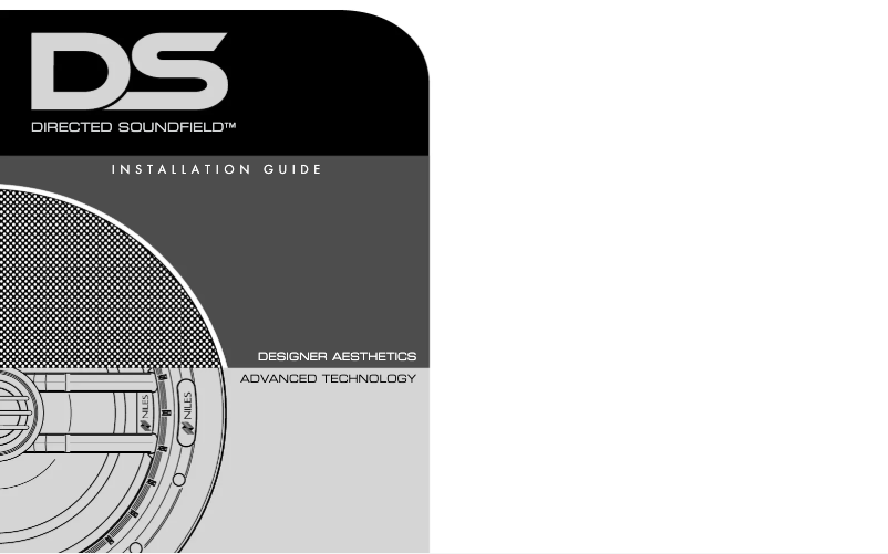 Page 1 de la notice Manuel utilisateur Niles DS7FX