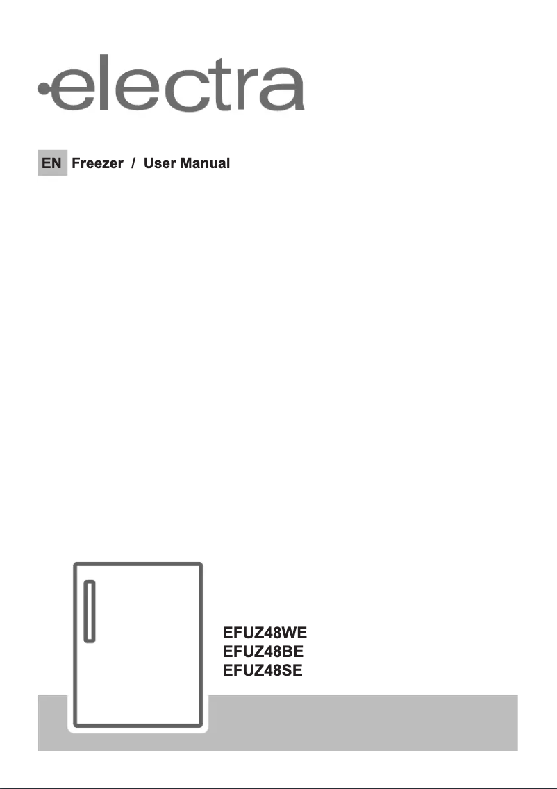 Page n°1 - Manuel utilisateur Electra EFUZ48WE
