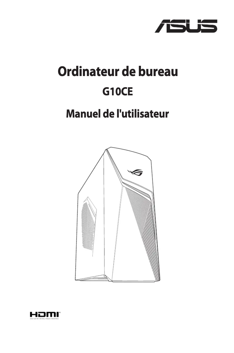Page n°1 - Manuel utilisateur Asus G10CE
