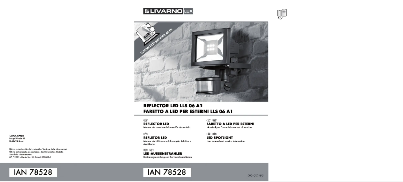 Page 1 de la notice Manuel utilisateur Livarno Lux LLS 06 A1