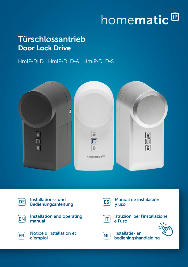 Image de la première page du manuel de l'appareil HmIP-DLD-A