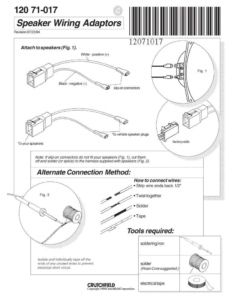 Image de la première page du manuel de l'appareil 71-017C