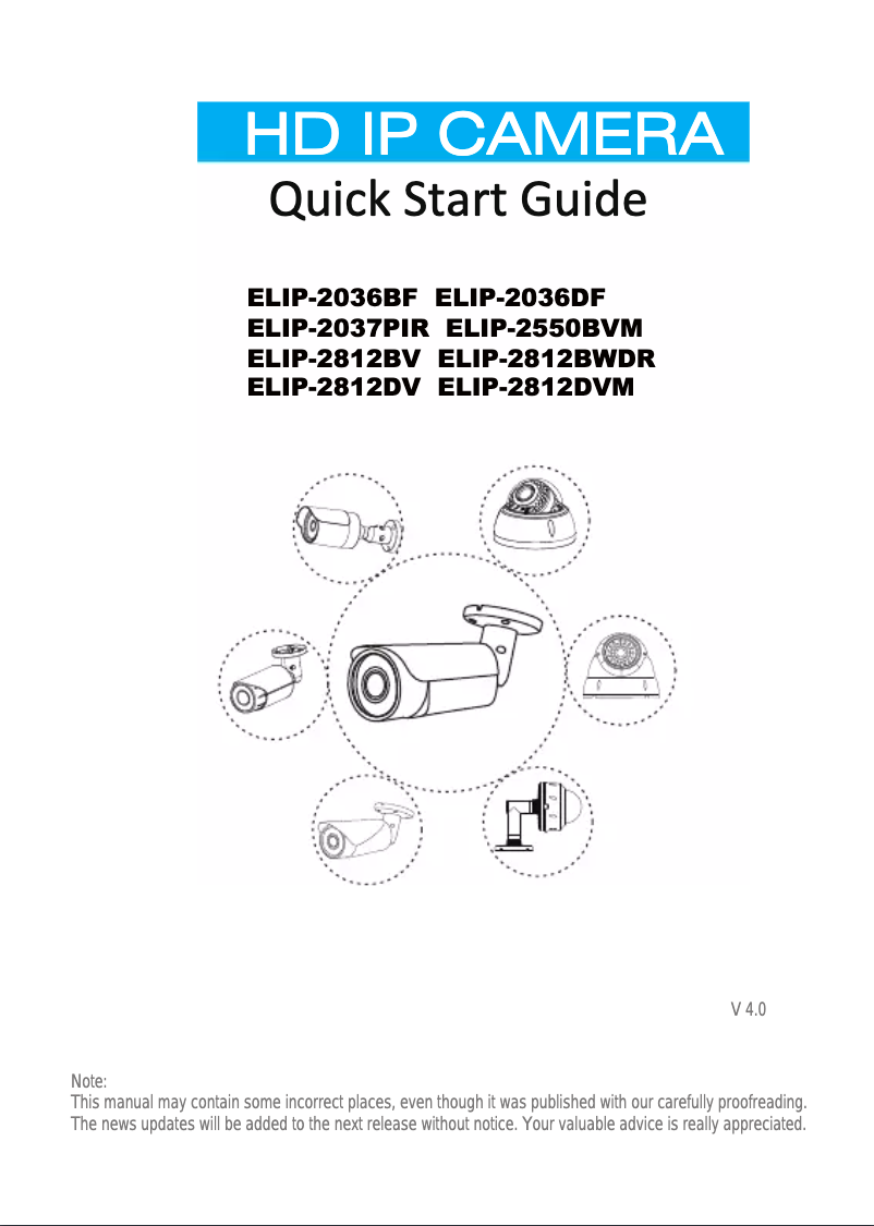 Page n°1 - Manuel utilisateur Monacor ELIP-2036BF