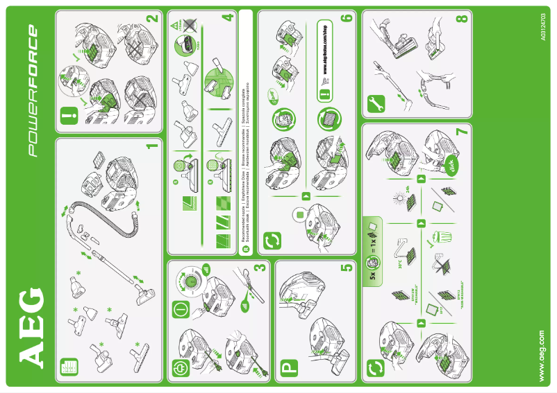 Page n°1 - Manuel utilisateur AEG PowerForce APF6120
