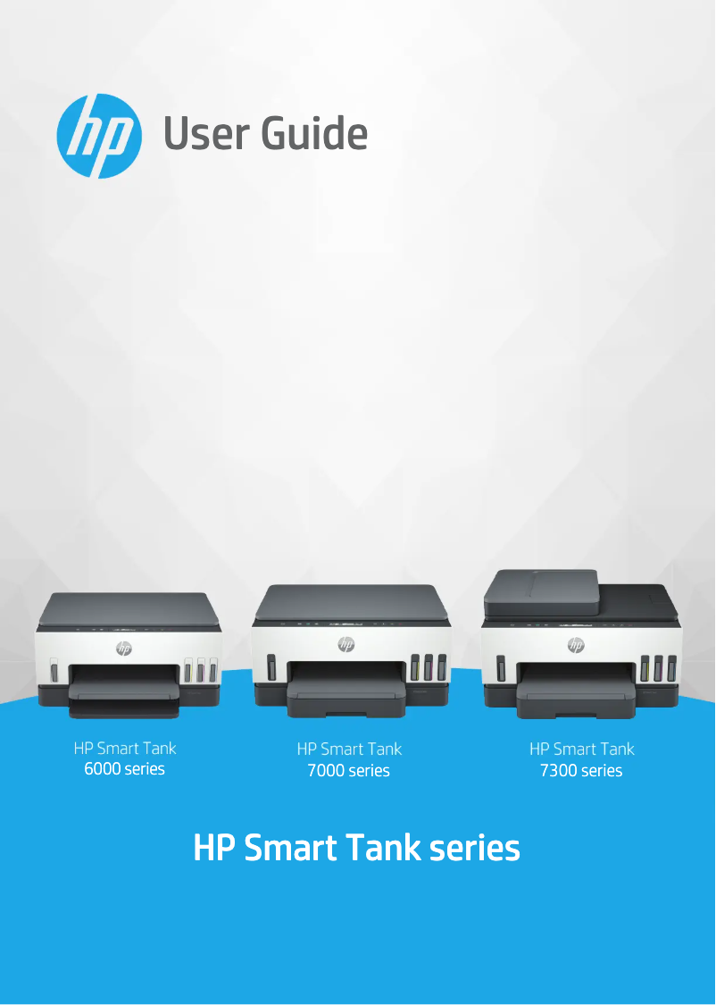 Image de la première page du manuel de l'appareil Smart Tank 6001