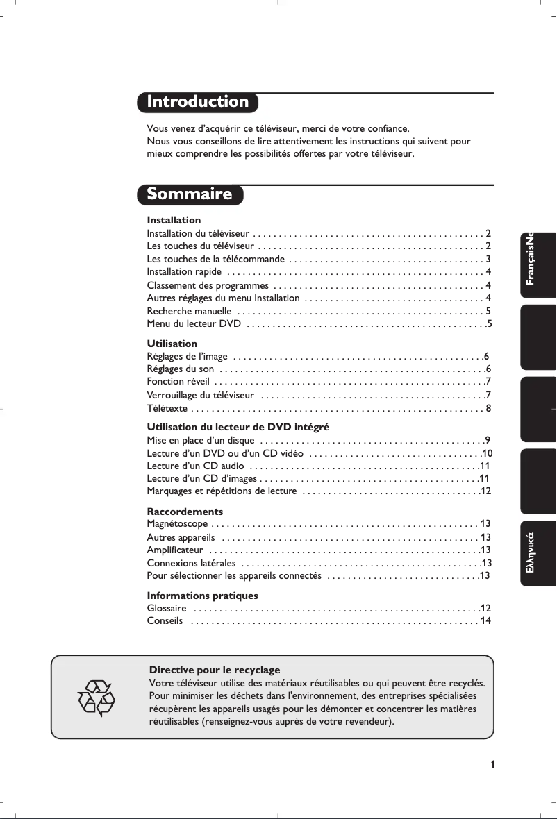 Image de la première page du manuel de l'appareil 21PT6820