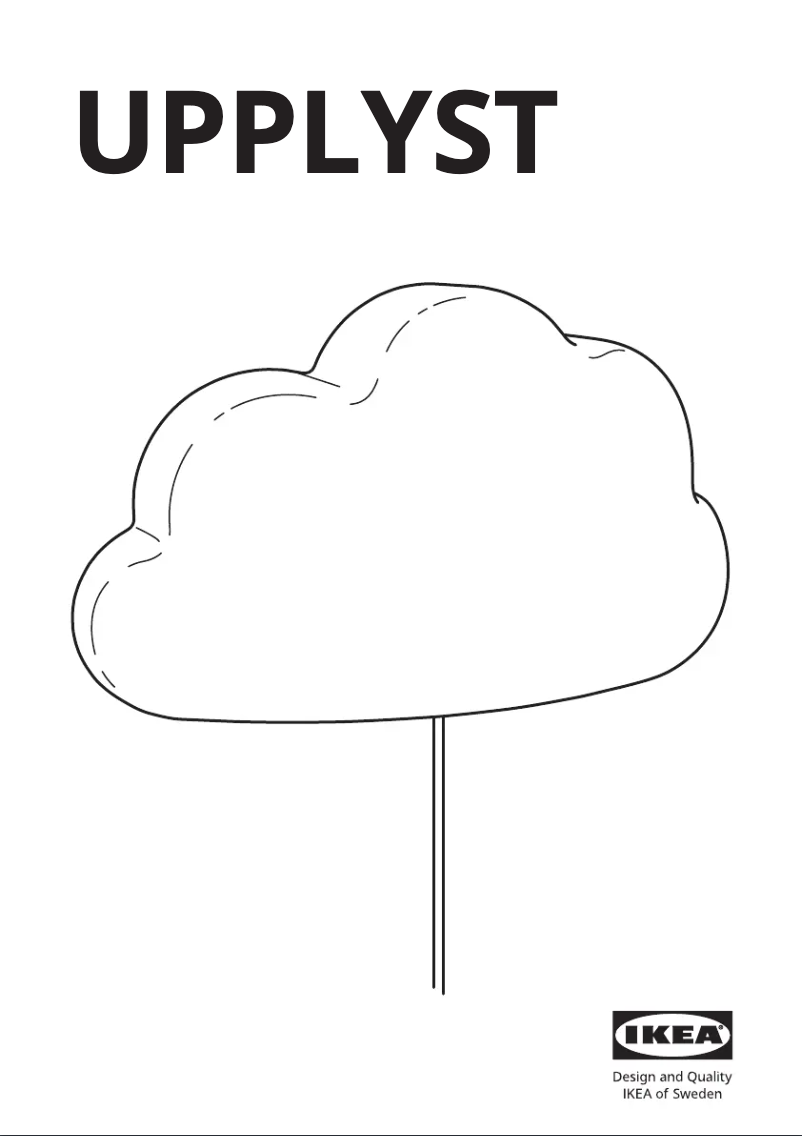 Image de la première page du manuel de l'appareil UPPLYST 404.408.32