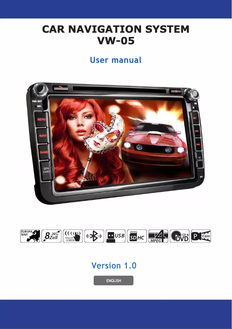 Page n°1 - Manuel utilisateur Volkswagen VW05