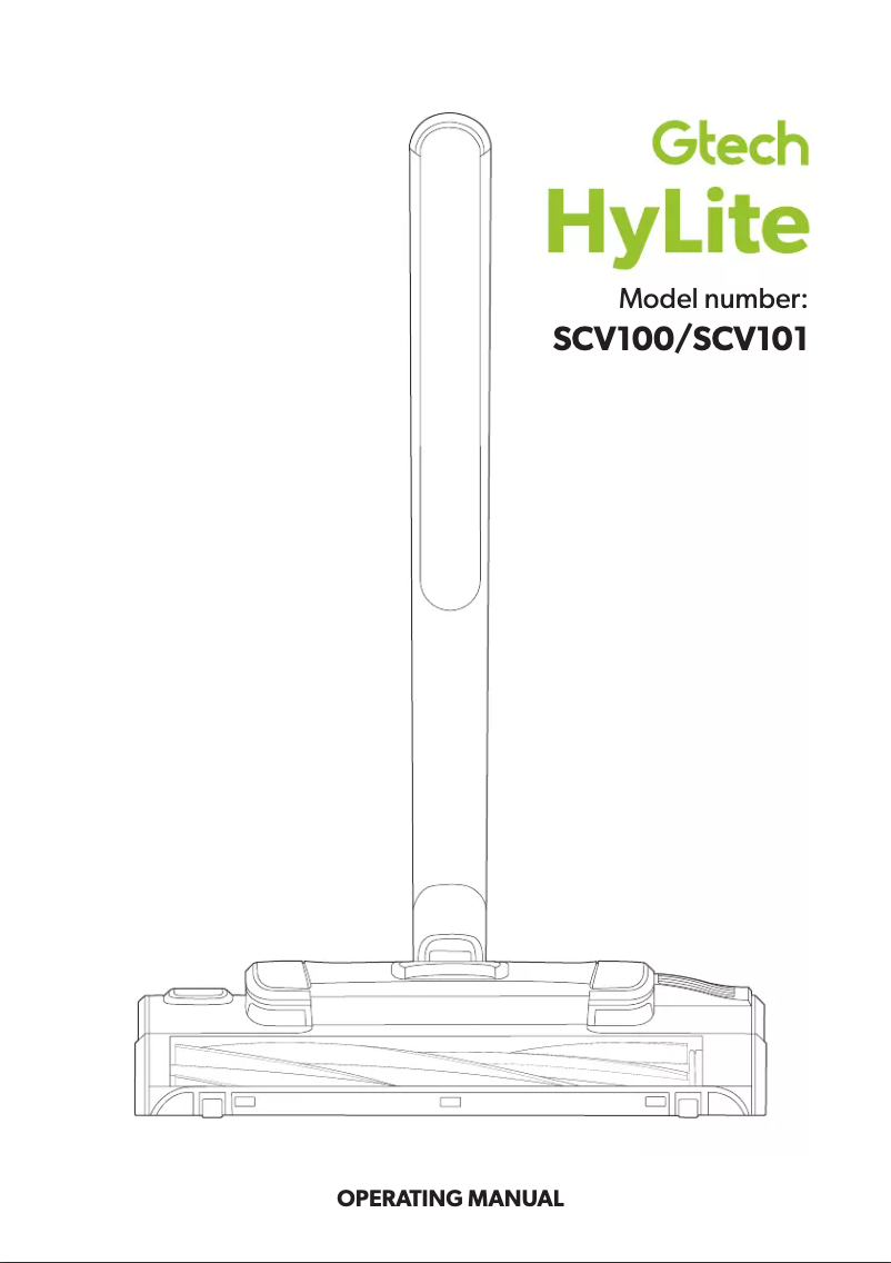Image de la première page du manuel de l'appareil HyLite SV100