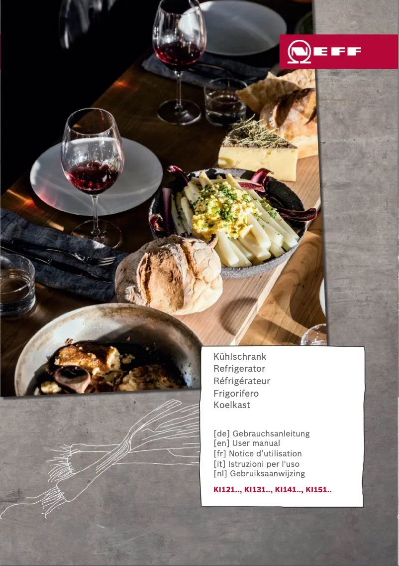 First page image of the manual for KI1413FF0