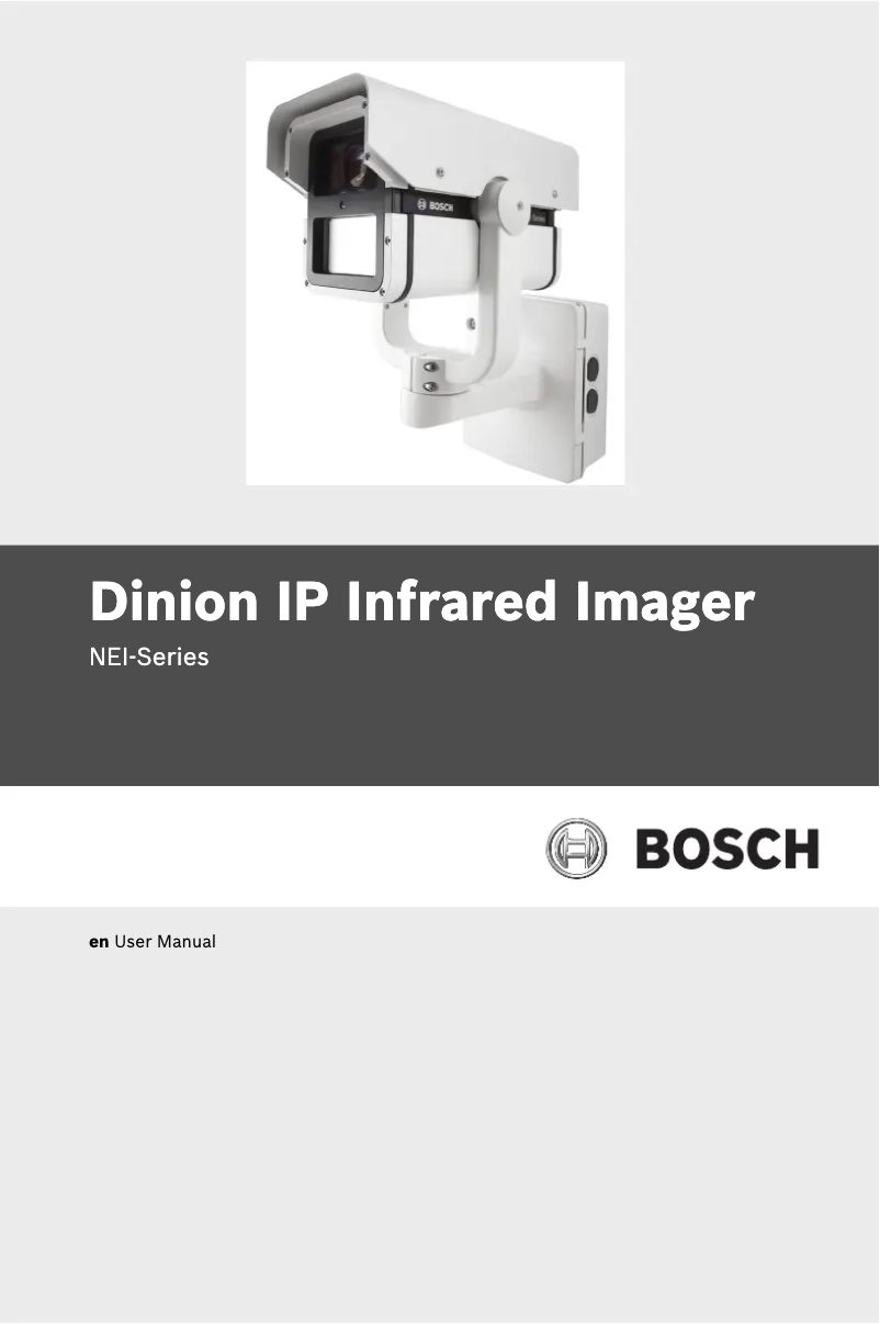 Página 1 del manual Manual de usuario Bosch DINION IP NEI-308V05