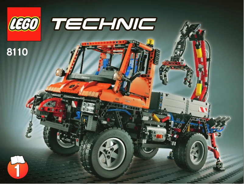 Page n°1 - Manuel utilisateur Lego Technic 8110