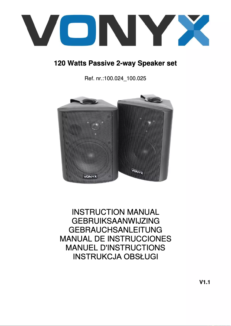 Page 1 de la notice Manuel utilisateur Skytec ODS65