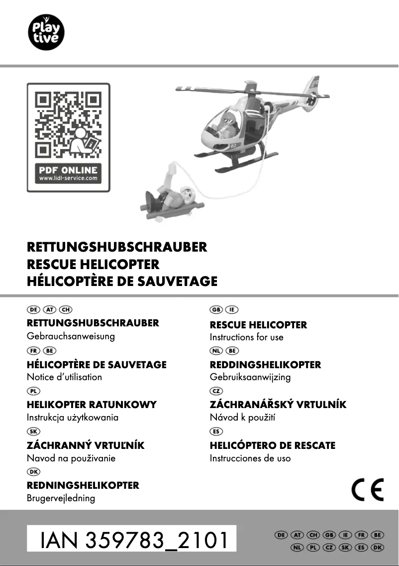 Page 1 de la notice Manuel utilisateur Playtive IAN 359783