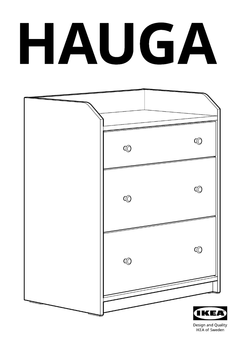 Página 1 del manual Manual de usuario Ikea HAUGA 004.072.74