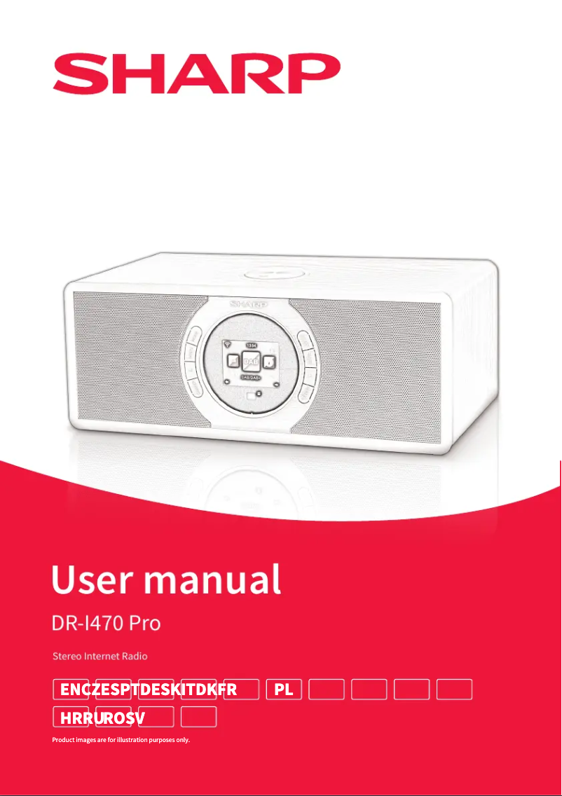 Page 1 de la notice Manuel utilisateur Sharp DR-I470 Pro