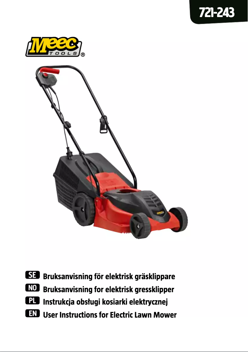 Image de la première page du manuel de l'appareil 721-243