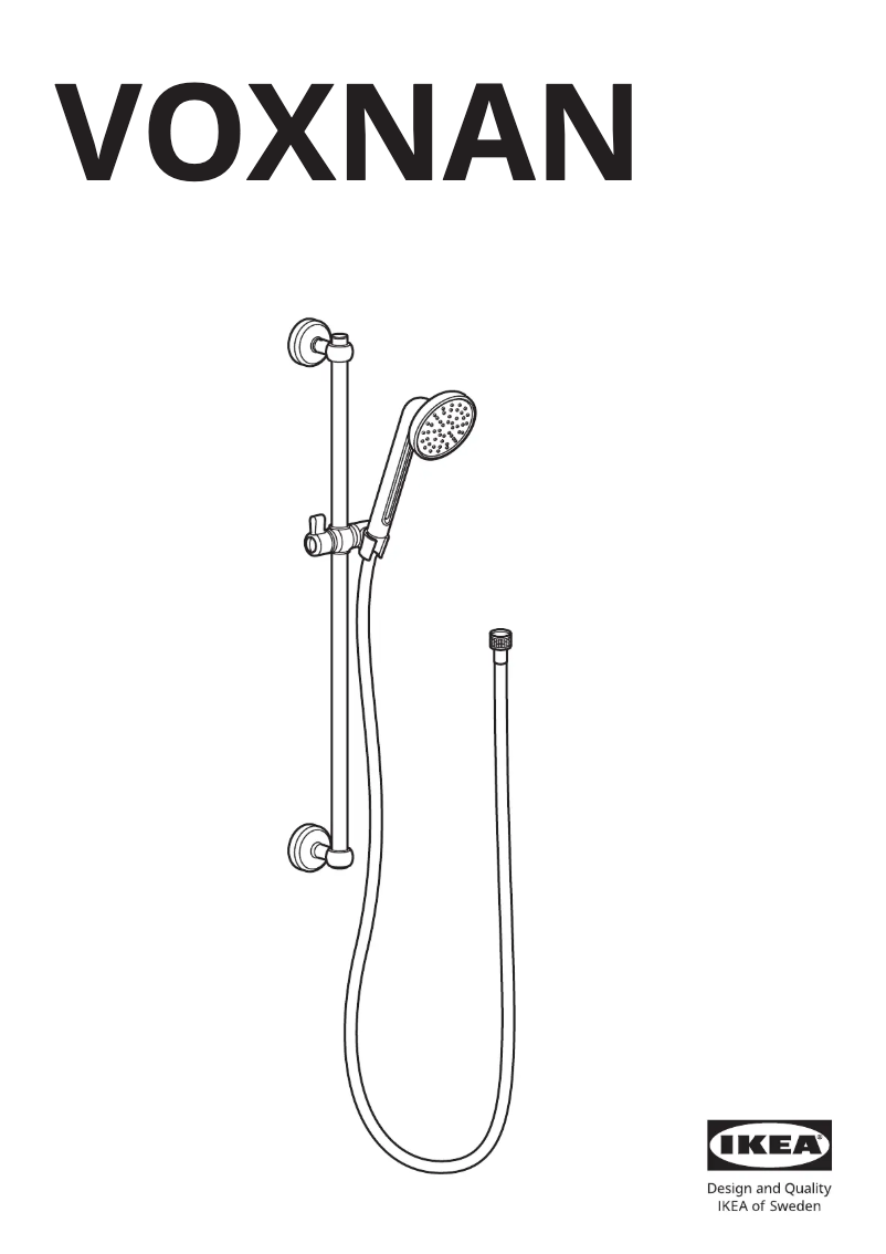 Página 1 del manual Manual de usuario Ikea VOXNAN 703.426.13