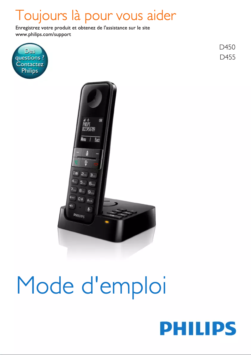 First page image of the manual for D4502B