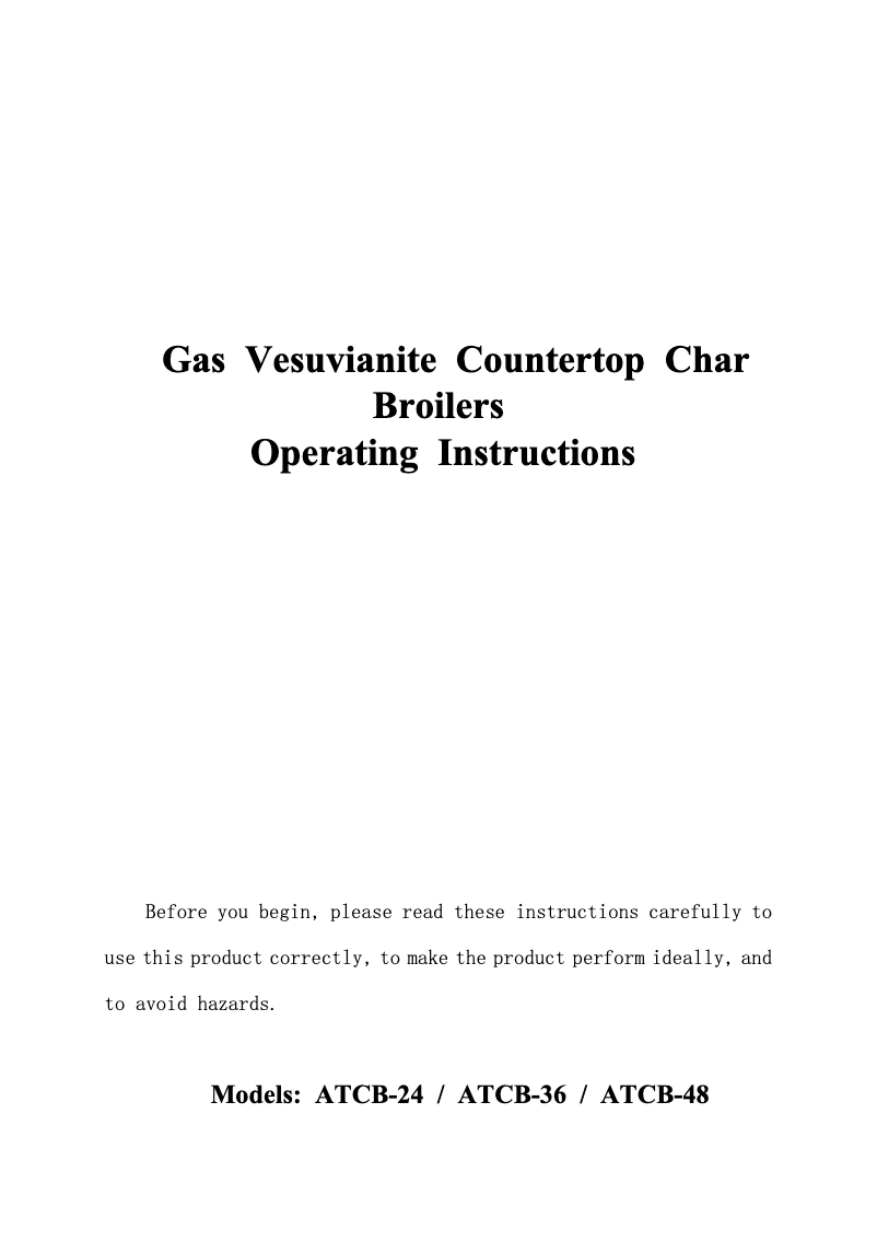 Página 1 del manual Manual de usuario Atosa ATCB-24