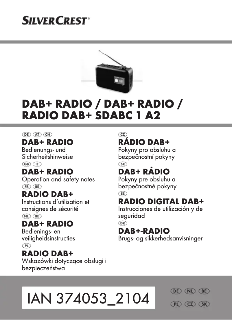 Page n°1 - Manuel utilisateur Parkside SDABC 1 A2