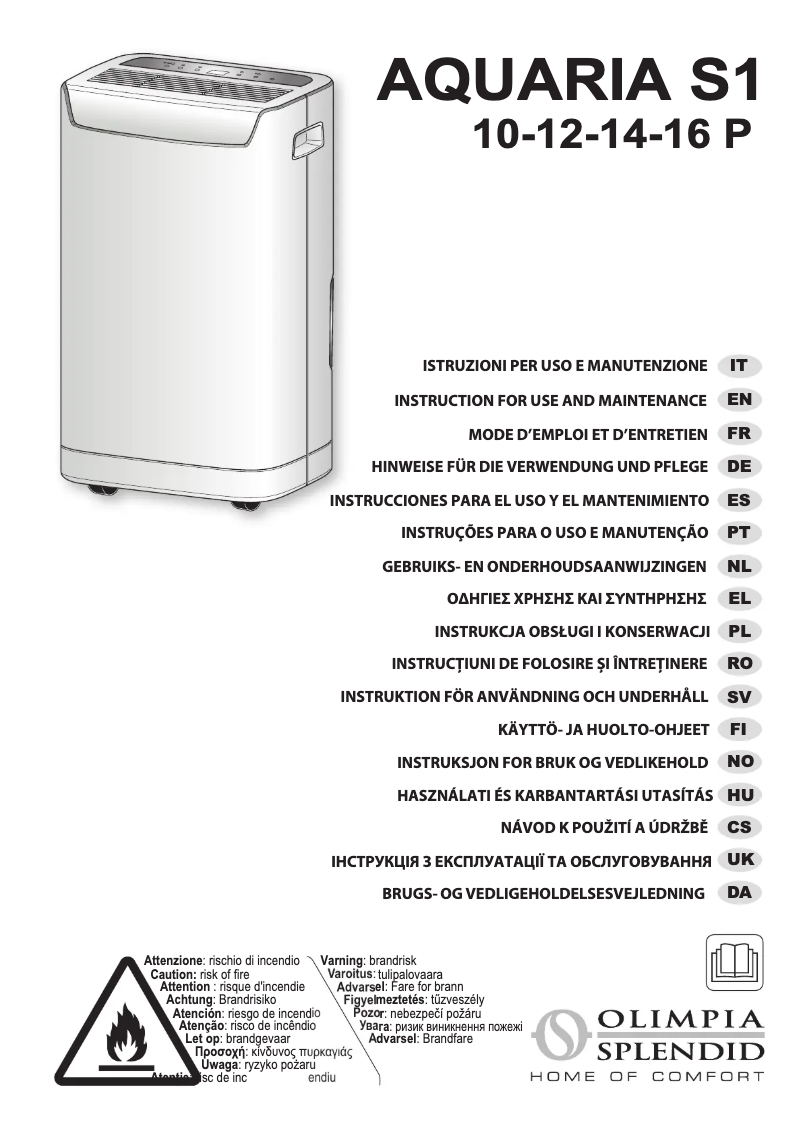 Page n°1 - Manuel utilisateur Olimpia Splendid Aquaria S1 12 P