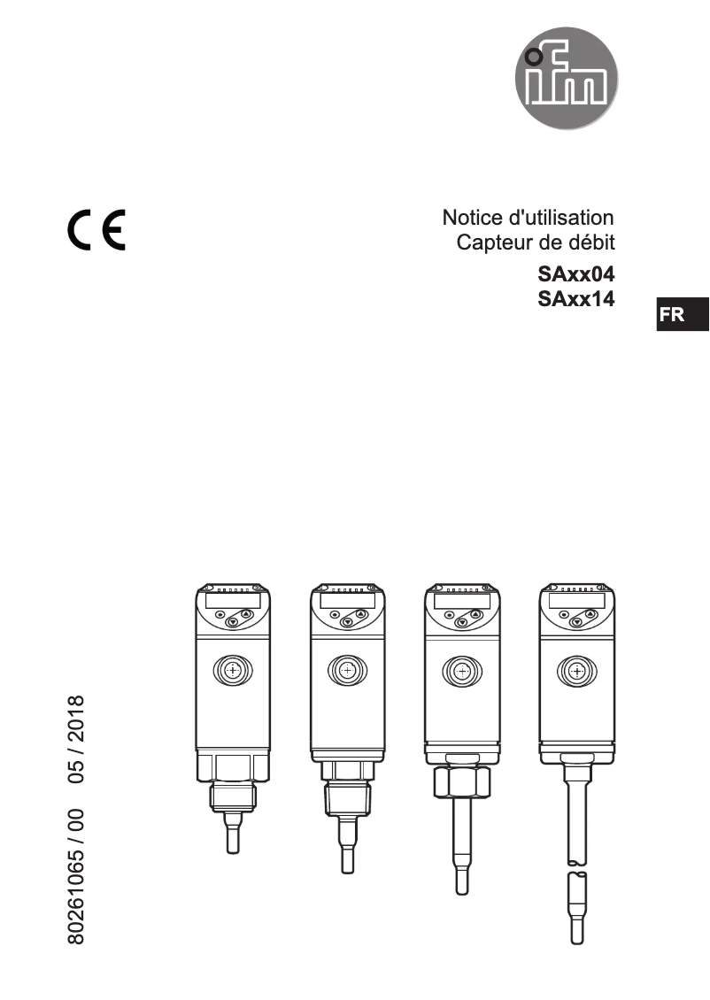 Image de la première page du manuel de l'appareil SA4314