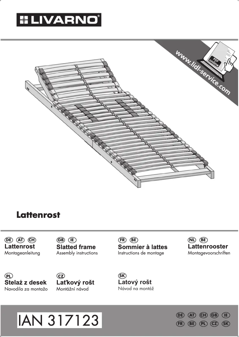 Page n°1 - Manuel utilisateur Livarno Lux IAN 317123