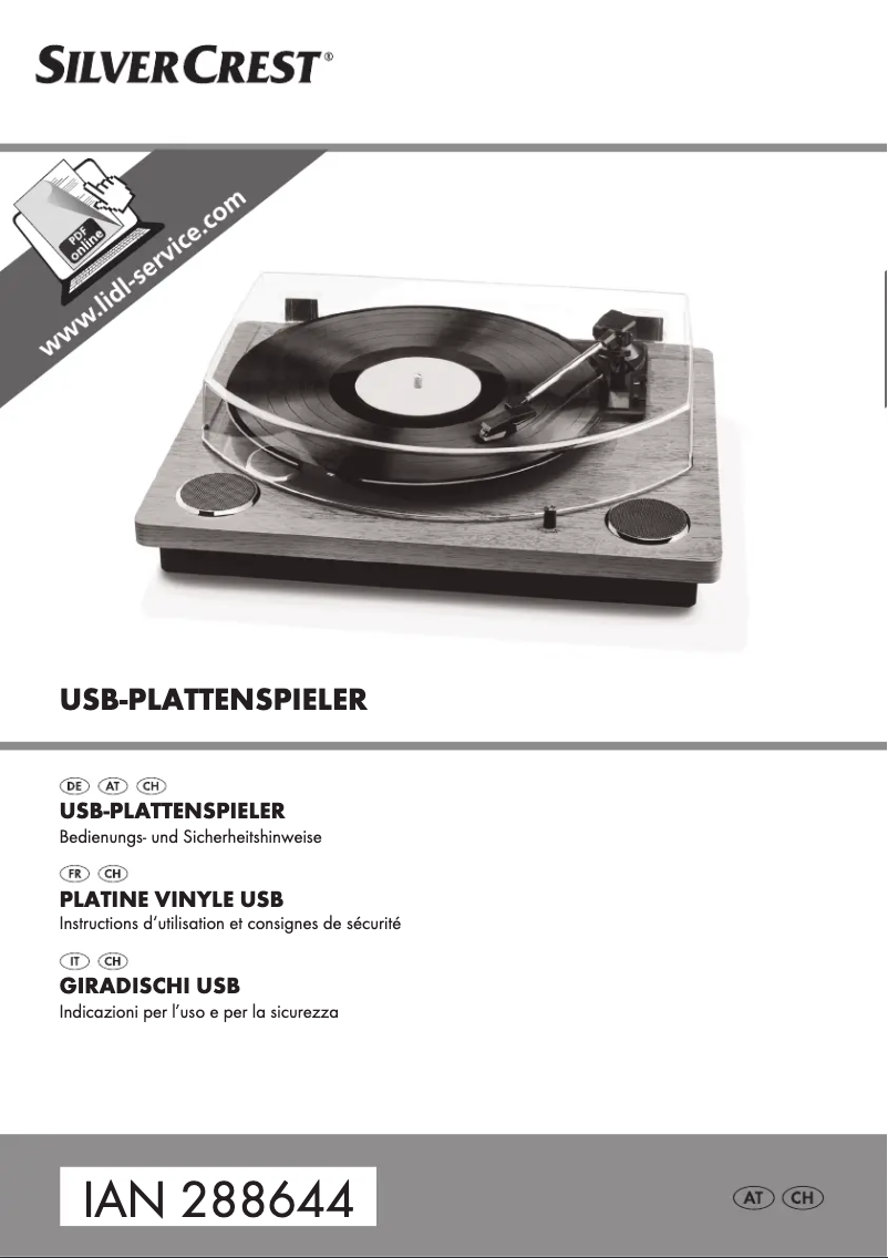 Page n°1 - Manuel utilisateur SilverCrest SUP 128 A1