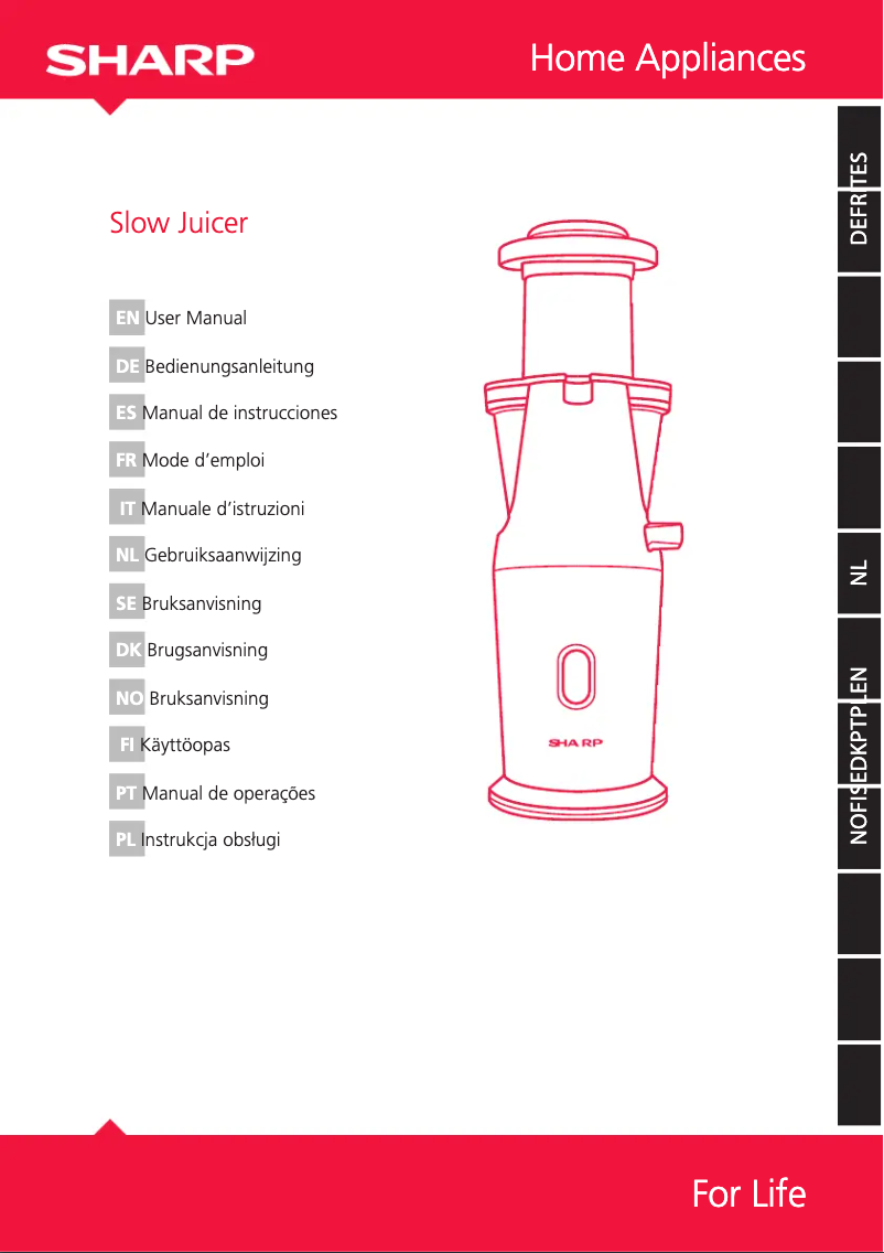 Page 1 de la notice Manuel utilisateur Sharp SA-FJ3001W