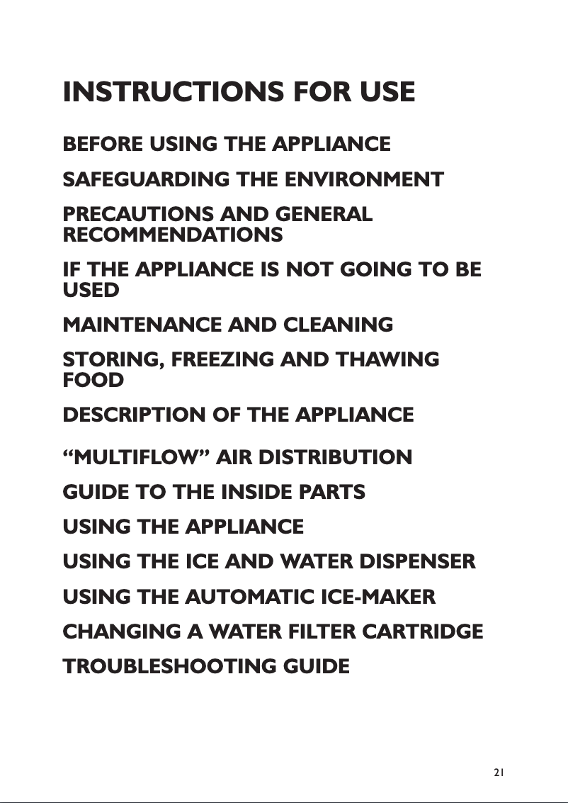 Page 1 de la notice Manuel utilisateur Smeg FA 550 X2