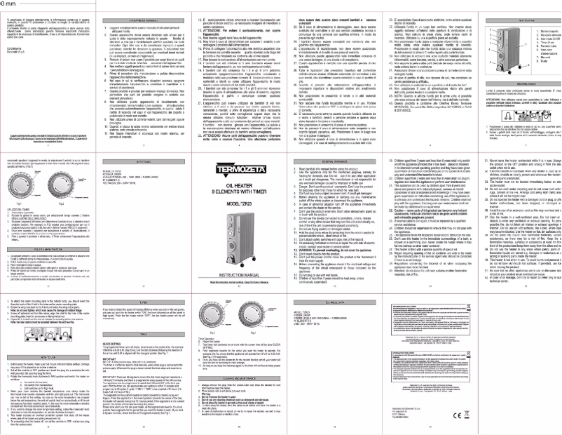 Image de la première page du manuel de l'appareil TZR23