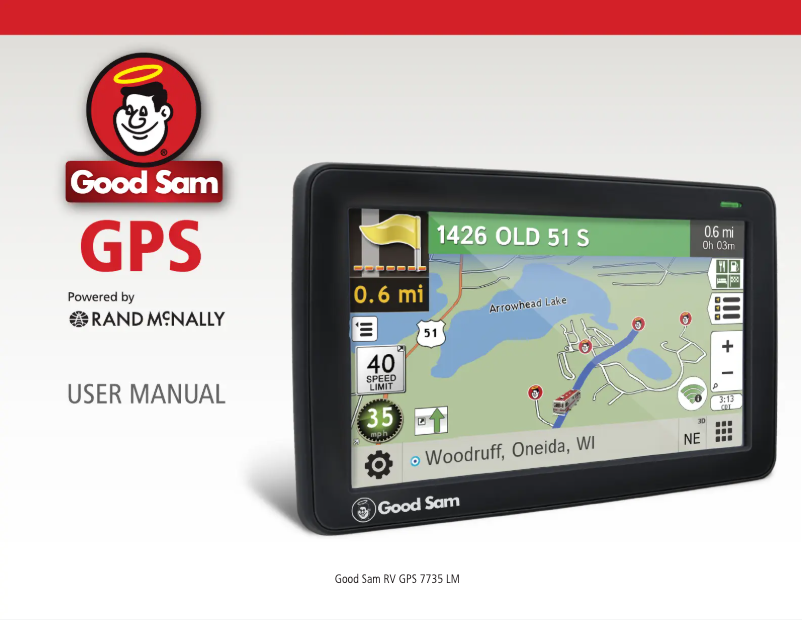 Page n°1 - Manuel utilisateur Rand McNally Good Sam RV GPS 7735 LM