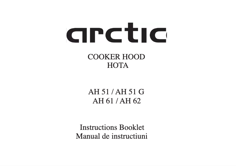 Page n°1 - Manuel utilisateur Arctic Cooling AH 51 G