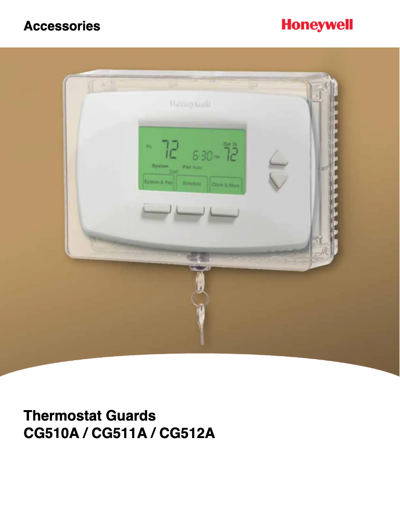 Page 1 de la notice Mode d'emploi Honeywell CG512A1009/C