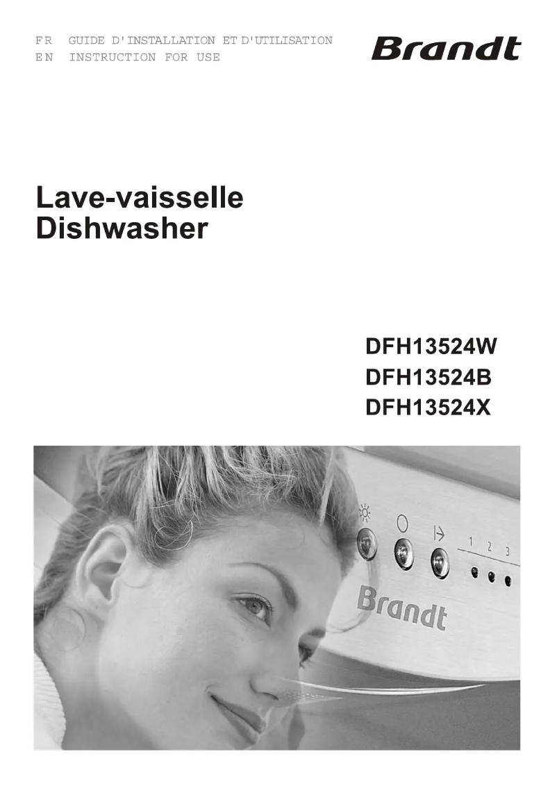 Page 1 de la notice Manuel utilisateur Brandt DFH13524B