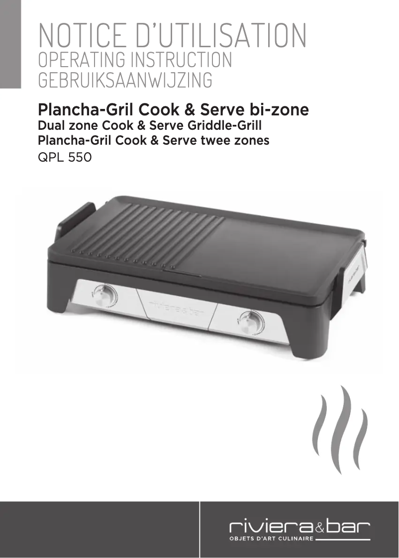 Image de la première page du manuel de l'appareil QPL550