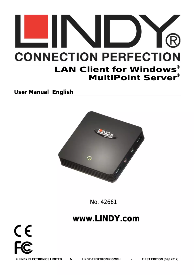 Image de la première page du manuel de l'appareil 42661