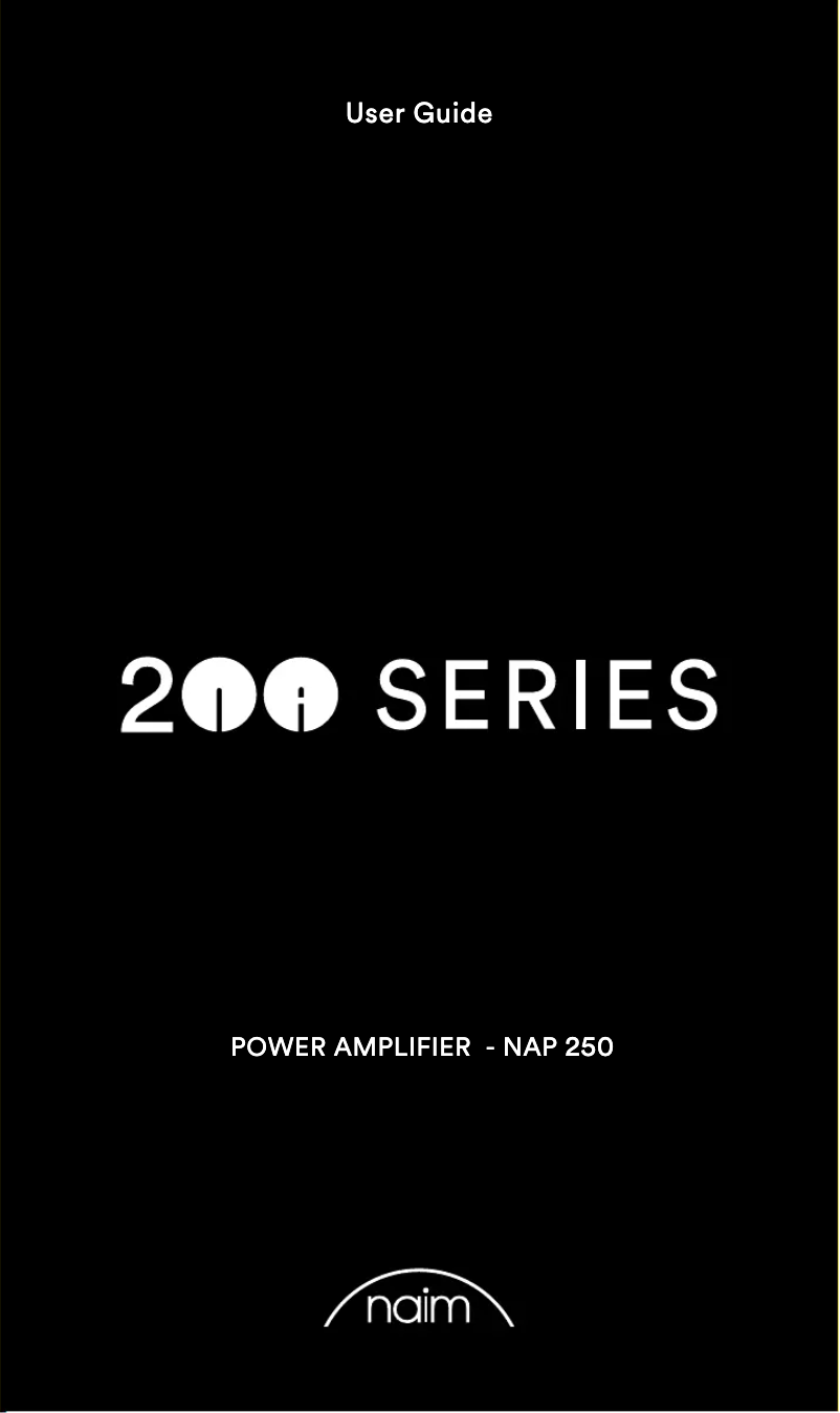Image de la première page du manuel de l'appareil NAP 250