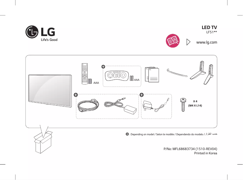 Página 1 del manual Manual de usuario LG 43LF510T