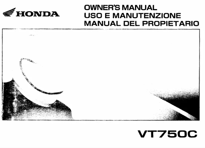 Image de la première page du manuel de l'appareil VT750C (2006)