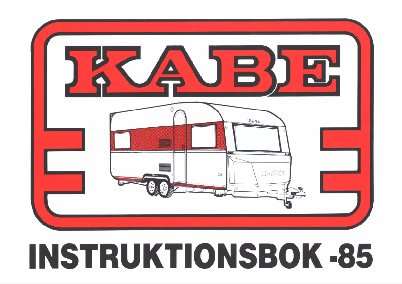 Page 1 de la notice Manuel utilisateur Kabe Safir 590 XL (1985)