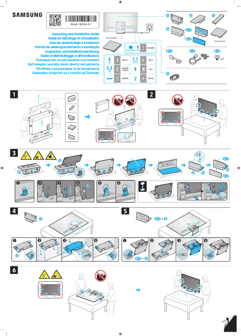 Página 1 del manual Manual de usuario Samsung QA85QN900DW