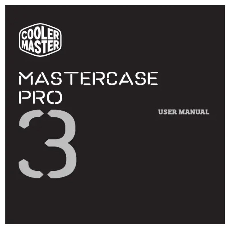 Page 1 de la notice Manuel utilisateur Cooler Master MasterCase Pro 3