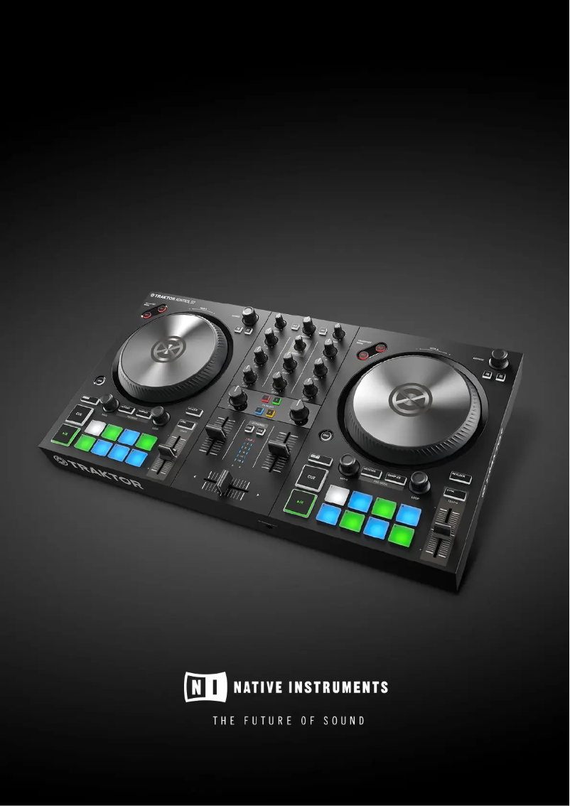 Page n°1 - Manuel utilisateur Native Instruments Traktor Kontrol S2 MK3
