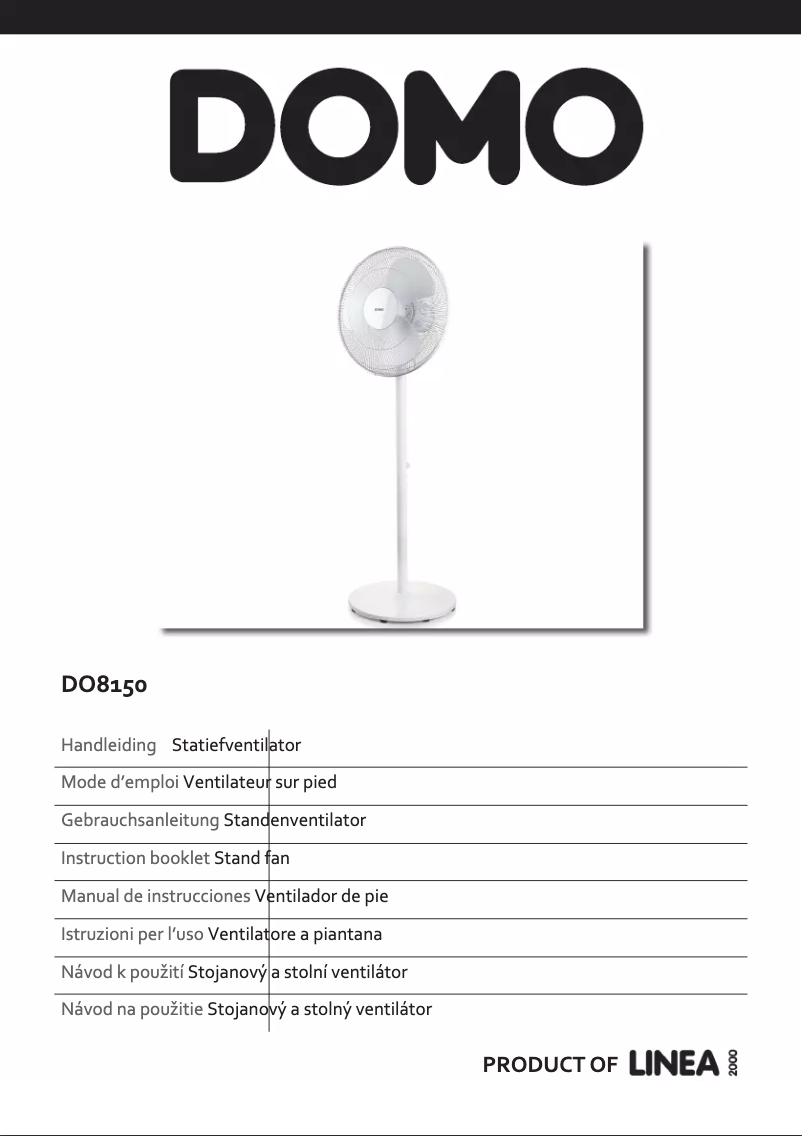 Page 1 de la notice Manuel utilisateur Domo DO8150