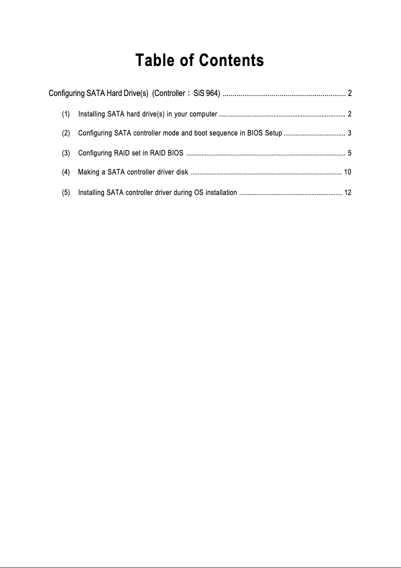 Page n°1 - Guide d'installation Gigabyte GA-K8S760M