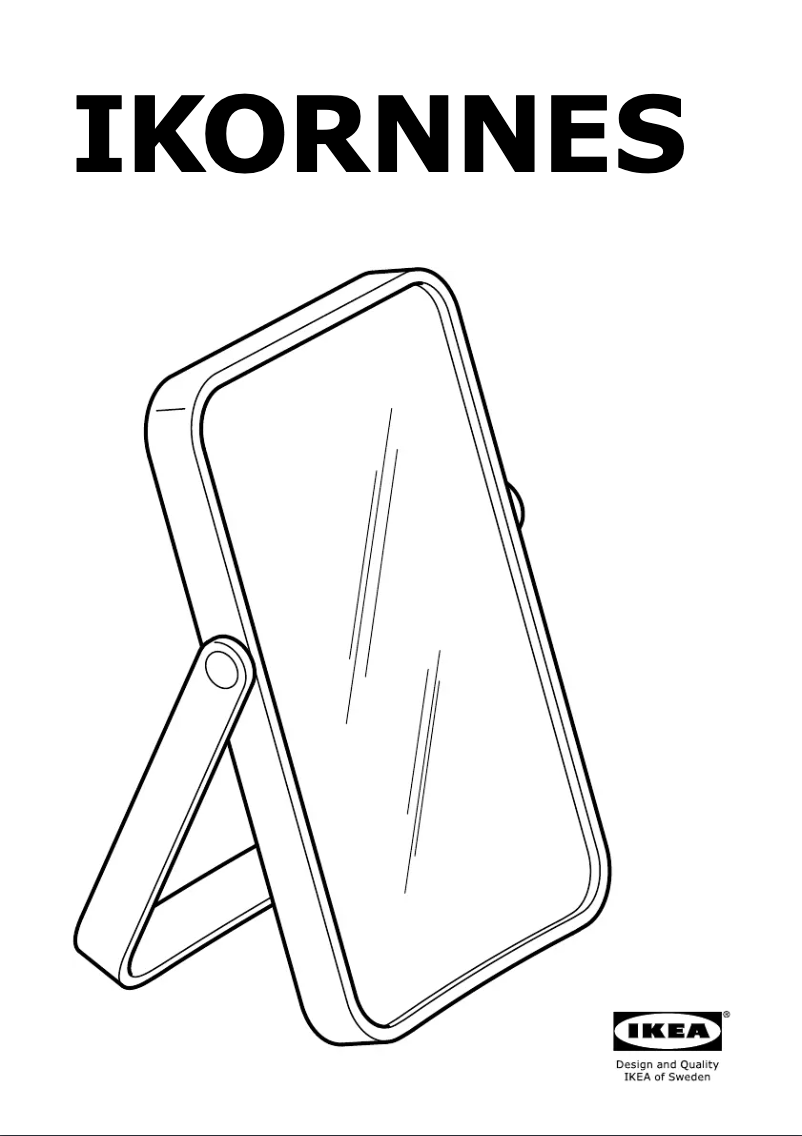 Image de la première page du manuel de l'appareil IKORNNES