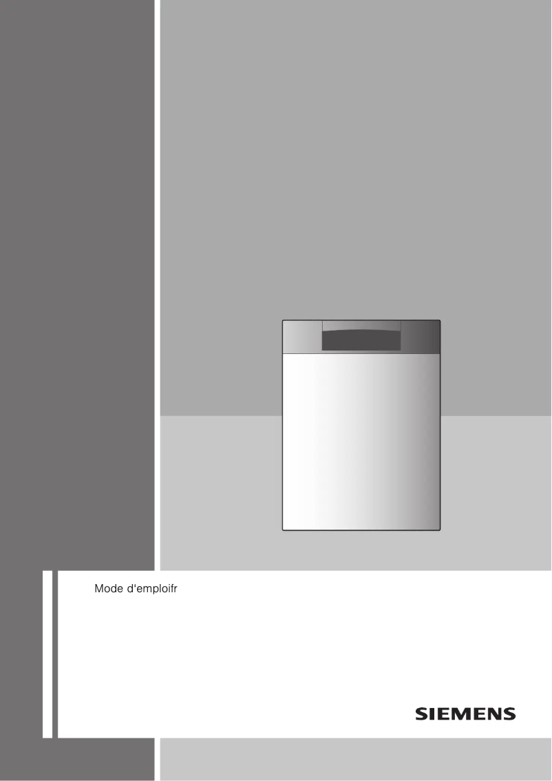 Page 1 de la notice Manuel utilisateur Siemens SM55E631CH