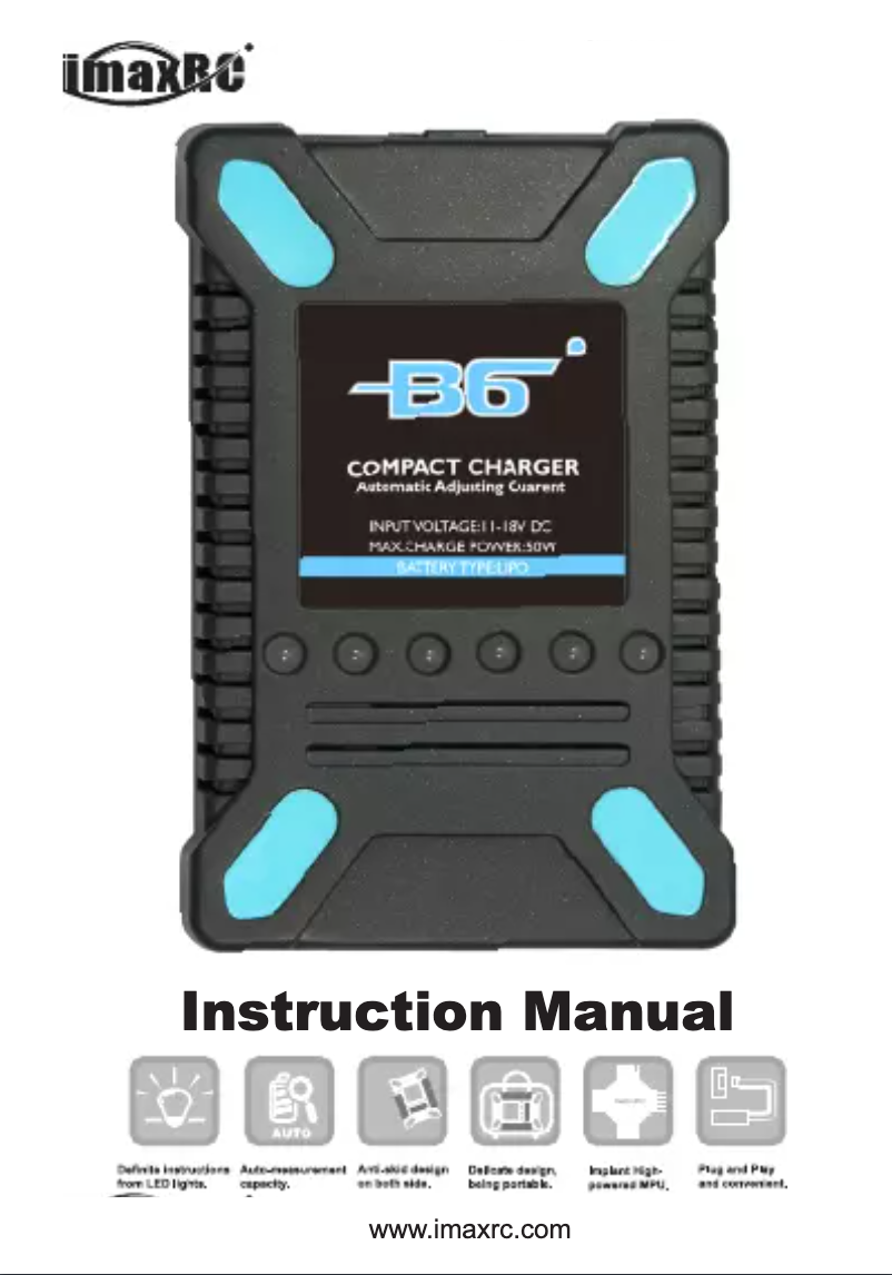 Page 1 de la notice Manuel utilisateur Hyperion IMAXRC B6